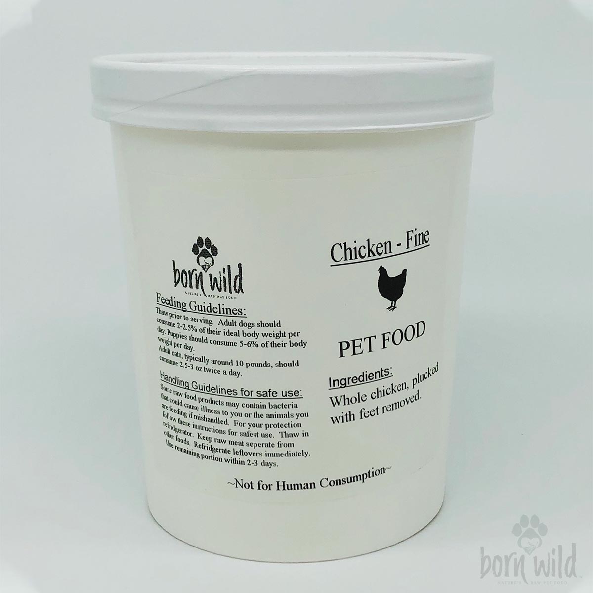 Chicken | Born Wild Raw Pet Food